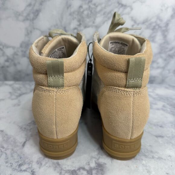 Sorel Women’s Boots sz 10.5Wedge Ankle Suede Evie Lace Up NEW #K953 - Picture 6 of 8